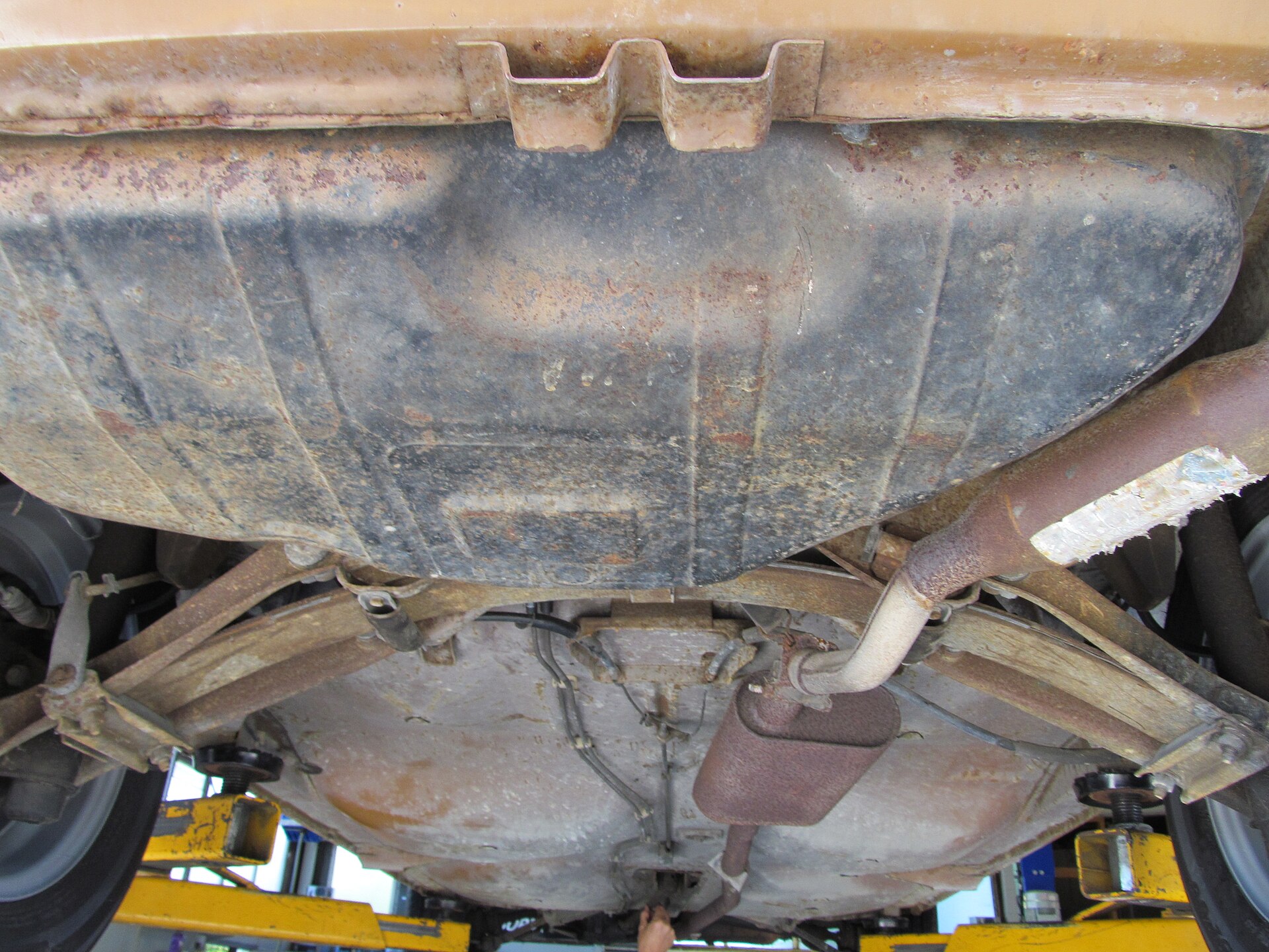 On the hoist